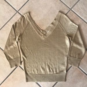 Gold Banana Republic sweater